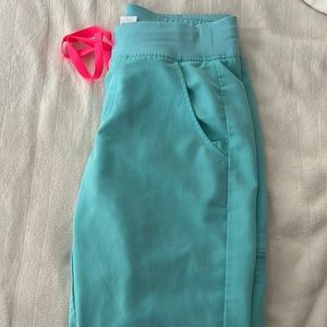 Figs XS petite light blue joggers. Worn once. Don’t fit.